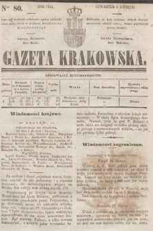 Gazeta Krakowska. 1841, nr 80
