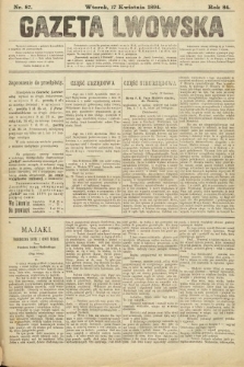 Gazeta Lwowska. 1894, nr 87