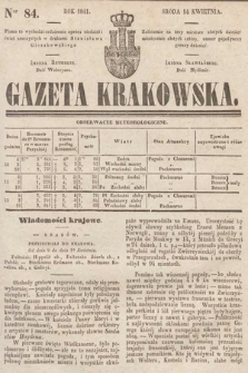 Gazeta Krakowska. 1841, nr 84