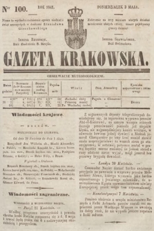 Gazeta Krakowska. 1841, nr 100