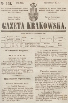 Gazeta Krakowska. 1841, nr 103