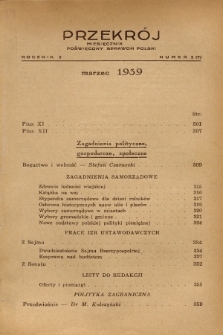 Przekrój : miesięcznik poświęcony sprawom Polski. 1939, nr 3 + wkładki