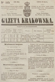 Gazeta Krakowska. 1841, nr 115