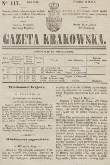 Gazeta Krakowska. 1841, nr 117