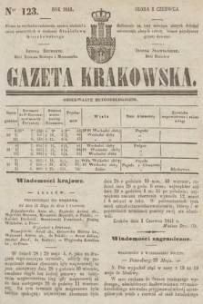 Gazeta Krakowska. 1841, nr 123