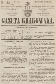 Gazeta Krakowska. 1841, nr 132