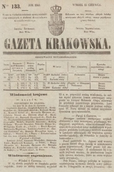 Gazeta Krakowska. 1841, nr 133