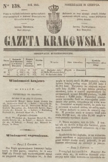 Gazeta Krakowska. 1841, nr 138