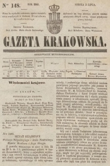 Gazeta Krakowska. 1841, nr 148