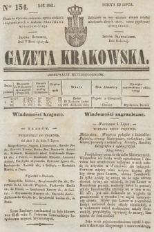 Gazeta Krakowska. 1841, nr 154