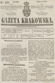 Gazeta Krakowska. 1841, nr 157