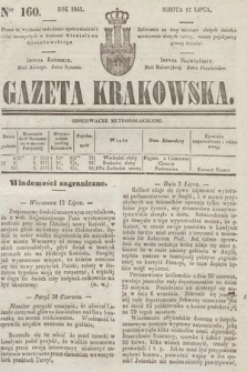 Gazeta Krakowska. 1841, nr 160