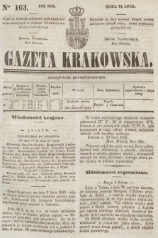 Gazeta Krakowska. 1841, nr 163