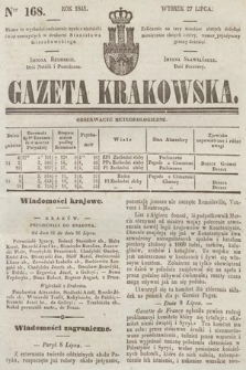 Gazeta Krakowska. 1841, nr 168