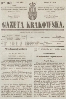Gazeta Krakowska. 1841, nr 169