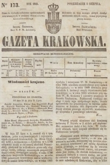 Gazeta Krakowska. 1841, nr 173