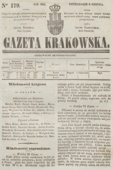 Gazeta Krakowska. 1841, nr 179