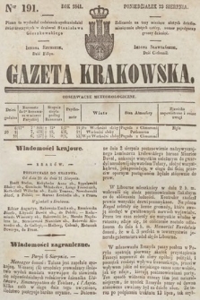 Gazeta Krakowska. 1841, nr 191