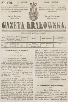 Gazeta Krakowska. 1841, nr 199