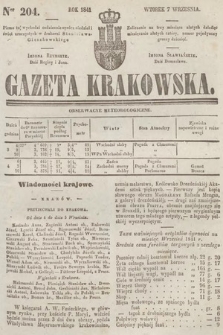 Gazeta Krakowska. 1841, nr 204