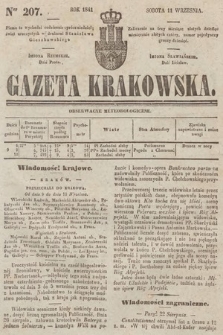 Gazeta Krakowska. 1841, nr 207