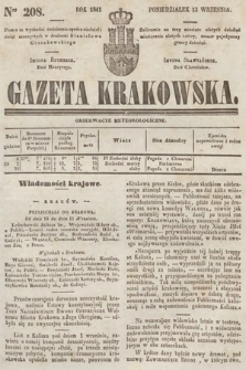 Gazeta Krakowska. 1841, nr 208