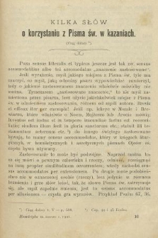 Homiletyka : pismo miesięczne poświęcone kaznodziejstwu i życiu duchownemu. R. 4, 1901, t. 6, Marzec