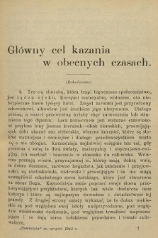 Homiletyka : pismo miesięczne zawiera dział kaznodziejski, teologiczno-pasterski, ascetyczny i społeczny. R. 15, 1912, t. 29, Sierpień