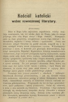 Homiletyka : pismo miesięczne zawiera dział kaznodziejski, teologiczno-pasterski, ascetyczny i społeczny. R. 15, 1912, t. 29, Grudzień