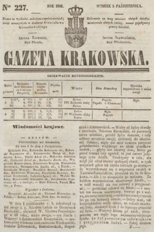 Gazeta Krakowska. 1841, nr 227