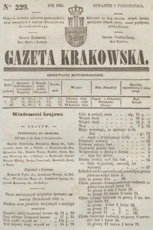 Gazeta Krakowska. 1841, nr 229
