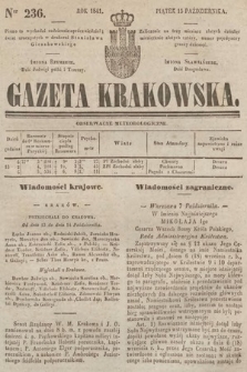 Gazeta Krakowska. 1841, nr 236