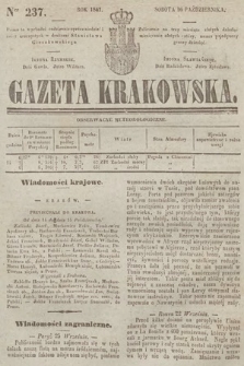Gazeta Krakowska. 1841, nr 237