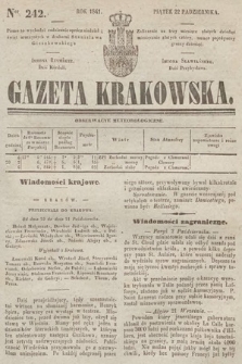 Gazeta Krakowska. 1841, nr 242