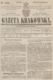 Gazeta Krakowska. 1841, nr 243