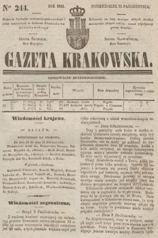Gazeta Krakowska. 1841, nr 244