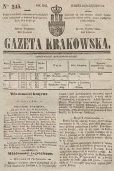 Gazeta Krakowska. 1841, nr 245