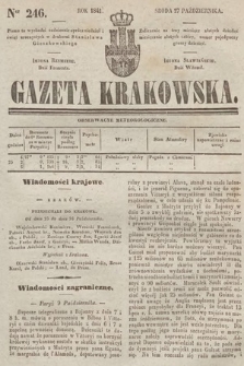 Gazeta Krakowska. 1841, nr 246