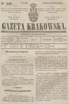 Gazeta Krakowska. 1841, nr 249