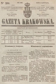 Gazeta Krakowska. 1841, nr 251