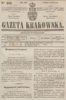 Gazeta Krakowska. 1841, nr 253