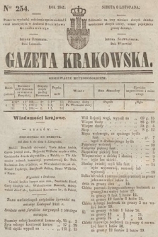 Gazeta Krakowska. 1841, nr 254