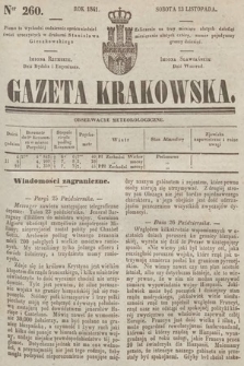 Gazeta Krakowska. 1841, nr 260