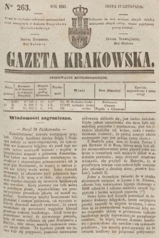 Gazeta Krakowska. 1841, nr 263
