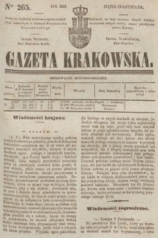 Gazeta Krakowska. 1841, nr 265