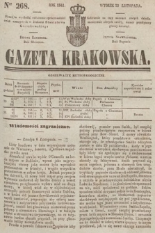 Gazeta Krakowska. 1841, nr 268
