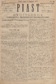 Piast : dwutygodnik poświęcony sprawie polsko-katolickie. R. 2, 1877, nr 29