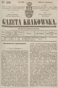 Gazeta Krakowska. 1841, nr 269