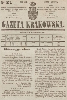 Gazeta Krakowska. 1841, nr 277