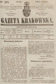 Gazeta Krakowska. 1841, nr 278